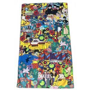 Y2K Vintage The Beatles Psychedelic Beach Towel by Slowtide Rare Find